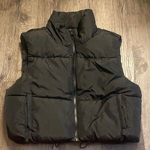 Black Puffer Vest